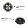 1 Pair 100mm Silent Scooter Wheels Replacement Parts for Luggage,