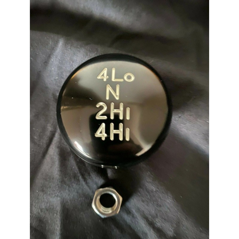 Vintage K5 NP205 Black Billet Aluminum Transfer Case Shift Knob
