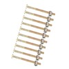 Luatoxry M6 x 80mm Bunk Bed Replacement Hardware, 10Pcs Nuts