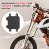 Motorcycle Front Number Plate, ABS Plastic Ebike Front Plate Compatible