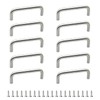 MOROBOR Stainless Steel Solid Round Handle, 100 mm Hole Centers
