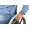 Globaleather Classic Fingerless Wheelchair Gloves - Brown (X Large) -