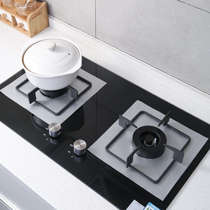 Stove Burner Covers, 8 Pack, Gas Stove Burner Liners, Non-Stick