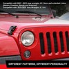 ASLONG 2PCS Hood Latches Catch Kit with U.S. Flag Style