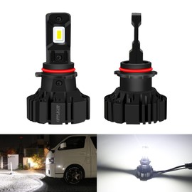 OPPLIGHT PSX26W LED Fog Lamp, 6000K, White, Compatible with Vehicle Inspections, Toyota Hiace 200 Series, H24.5 ~ KDH/TRH/GDH 200 Series, 3 Late to 6 Type, 6000 Lm, Fanless, Integrated On, Includes