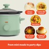 bella 1.5 Qt Slow Cooker with 3 Heat Manual Control,