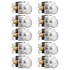GOBEKOR 10 Pack Passage Door Knobs Keyless Interior Door Knobs