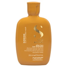 ALFAPARF MILANO Semi di Lino Sunshine Sulfate Free Shampoo - After Sun Shampoo - Chlorine Protection - Sun and Solar Protection - Vegan Formula - For Shiny, Silky, and Protected Hair