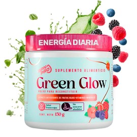 BPN PRO | Green Glow Greens en Polvo Sabor Frutos Rojos 150 g | Jugo Verde con Superfoods, Vitaminas y Minerales | Suplemento Antioxidante Sin Azúcar Añadida, Fácil de Mezclar