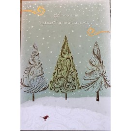 Designer Greetings Sending The Warmest Holiday Greeting, Enjoy The Holidays, Greeting Card