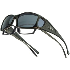 Jonathan Paul Razor Overglasses - M - Rectangular Gunmetal - Grey