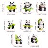 8Pcs Cute Panda Fridge Magnet 3D Simulation Panda Fridge Magnet,