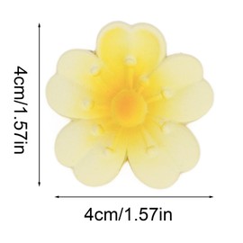 Luixenir 6 Pcs Matte Flower Hair Clips Multicolored Flower Claw Clips Strong Hold & Non Slip Claw Clips for Thin/Thick Hair Accessories for Women Girls