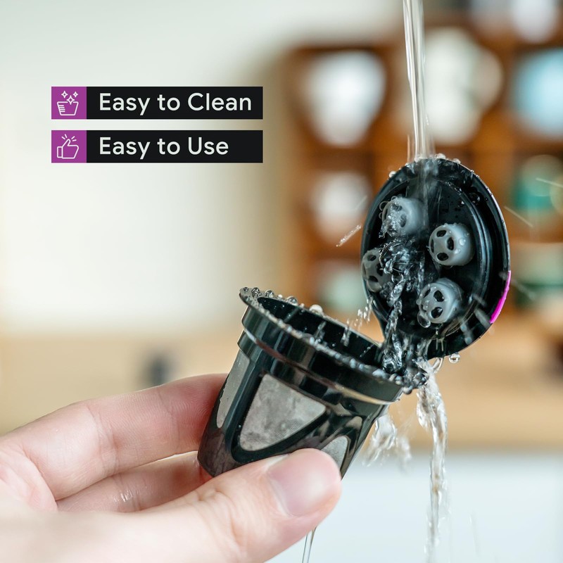 6 Pack Reusable K Cups Compatible for K eurig K-Supreme