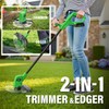 Cordless Weed Wacker 20V, Battery Powered String Trimmer, 10-Inch