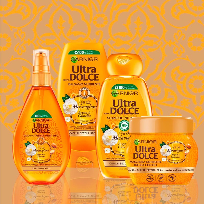 Garnier Ultra Soft Marvellous Oil with Argan and Camellia Oil,