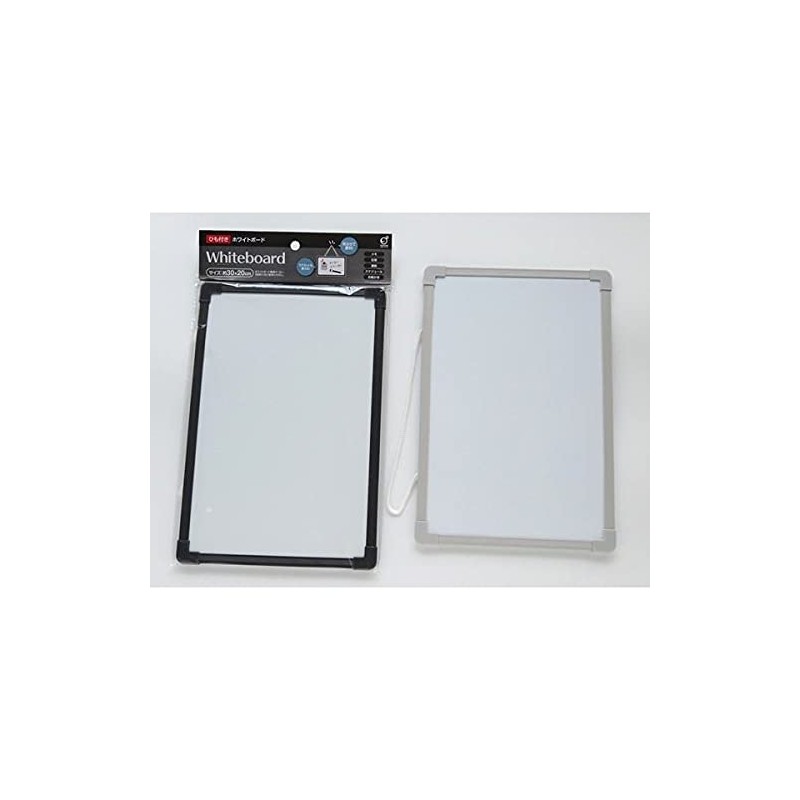Dry Erase Board, Black/Gray, 11.8 x 7.9 inches (30 x