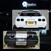 JDMTECH For 1990-1996 Chevy Corvette C4 Smoked Black Rear Tail