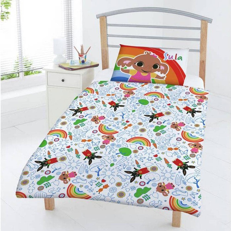 Bing Bunny Duvet Cover Set - 100% Cotton Bedding Duvet