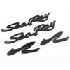 4pcs Sea Ray Searay SR Wave Script etters Boat Nameplate