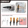 CEERAYZ 185mm Notch Scissors All Purpose Heavy Duty, Garden Shears,