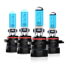ZPXGIZT Light Bulbs Fit For Chrysler PT Cruiser 2001-2010,9005XS 9006XS High Low Beam High Performance Halogen Headlight Bulb Combo,6000K White Light,Pack of 4