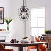 riomasee Plug in Chandelier Mini Bronze Chandeliers 1 Light Elegant