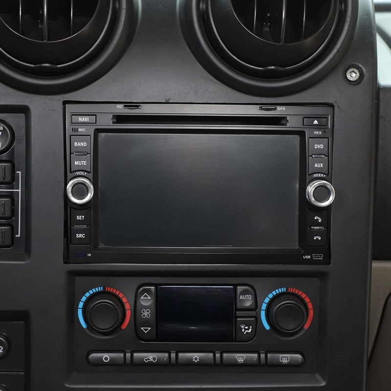 Center Console Volume Tune Knob Cover Ring Trim Interior Accessories