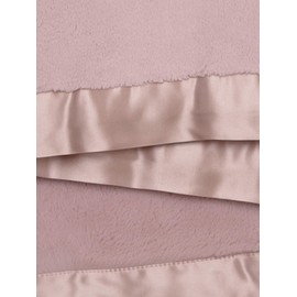 Little Giraffe Luxe Stroller Baby Blanket, Dusty Pink, 29" x 35"