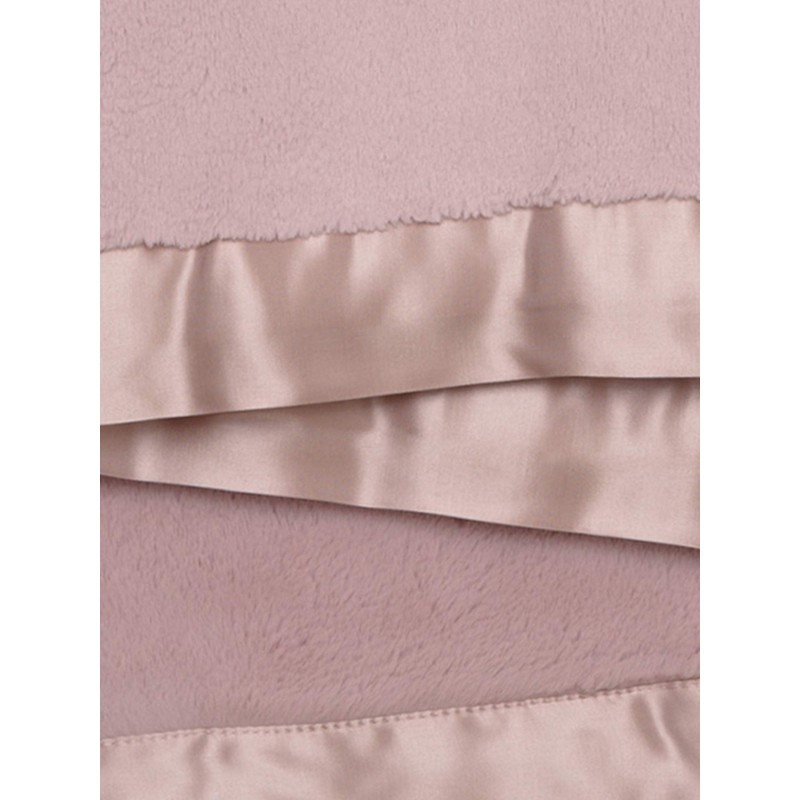 Little Giraffe Luxe Stroller Baby Blanket, Dusty Pink, 29" x