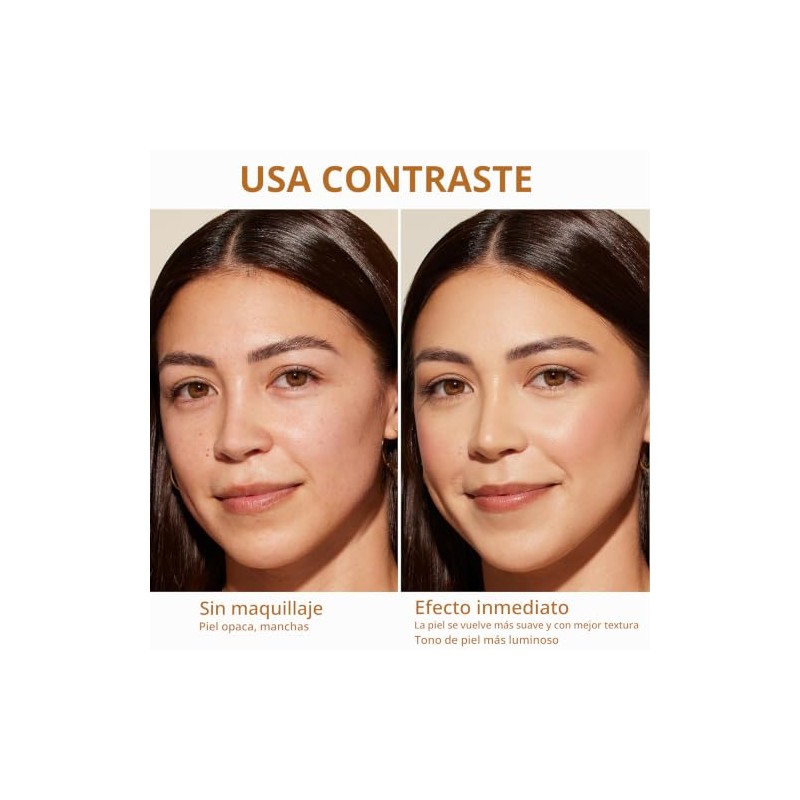 Lure Skin Foundation Concealer Beige Base Maquillaje Consistencia Ligera