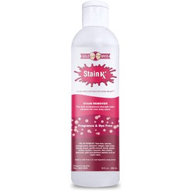 Stain Rx Stain Remover, Effectively Eliminates Stains from Wine, Berries & Blood on Fabrics, Carpets, Upholstery & Jewelry, Dye-Free, Free from Bleach, Peroxides & Phosphates, Made in USA, 10 oz