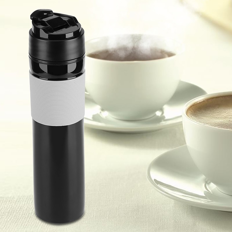 350ml Portable Coffee Press Bottle Tea Coffee Maker Drinking Water