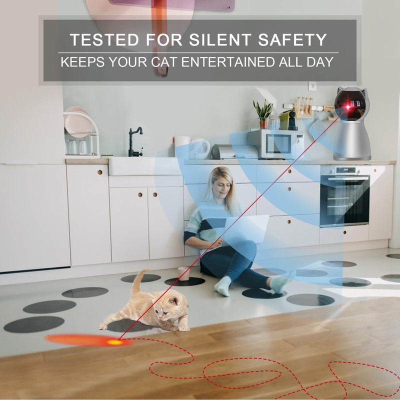 YVE LIFE Laser Cat Toys for Indoor Cats,The 4th Generation