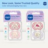 MAM Perfect Night 2 Piece Baby Pacifier, Girl, 6+ Months