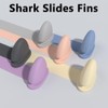 1 Pair Shark Slide Fins, 3D Shark Fin Top Fin