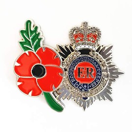 Red Poppy Queen ELIZABETH II Pin Badge Gift Souvenirs Enamel Pin Brooch Memorabilia (2)