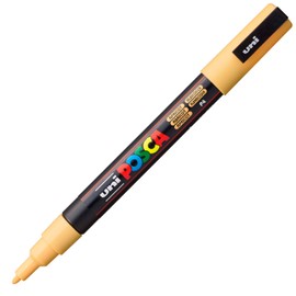 uni-ball 186520 Uni Posca Marker with Fine Bullet Nib 0.9-1.3 mm Line Width Apricot