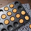 Aybloom Nonstick 24 Cups Mini Muffin Pan with Extended Handles