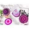 JIC Gem Dyed Pink 3.5-4" Agate Coaster Sliced Natural Agate