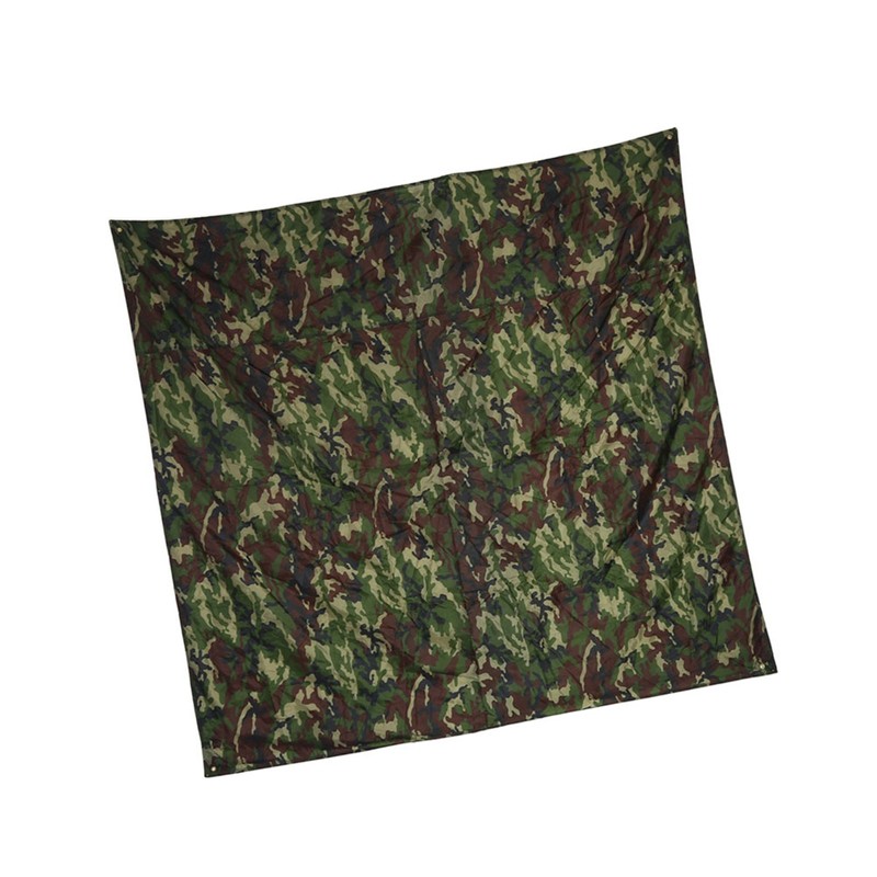 Camouflage Outdoor Portable Lightweight Rainproof Mat RainTent Tarp Shelter (3*2.9m)