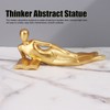 Thinker Sculpture Modern Abstract Thinker Statue Hallway Desk Living Room