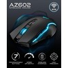 Aimzone Gaming Mouse with LED, USB Wireless Mouse for Gaming