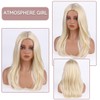 Straight Hair Multicoloured Wig Synthetic Hair Wig for Women Best