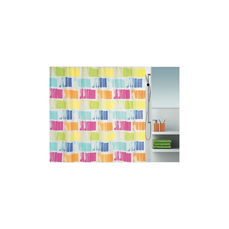 Spirella Shower Curtain Textile Pittore Multi-Coloured 240 x 180 cm