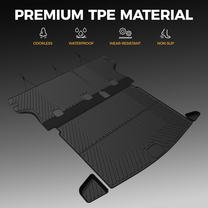 Cargo Mat for 2017-2025 Jeep Compass Accessories(New Body Style 2nd