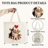 Pseuaudo Corgi Canvas Tote - Corgi & Puppy Gifts, Dog