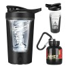 Vaso Shaker Eléctrico Time4buy 450 ml, con Llavero Scoop y