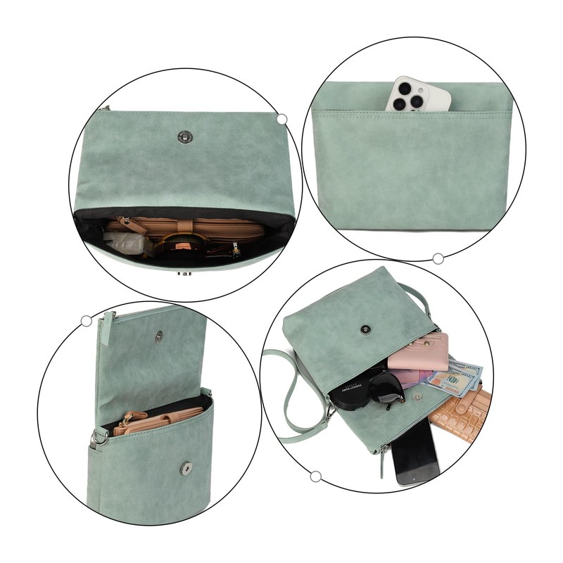Gladdon Women's Shoulder Bag, Shoulder Bag with Zip, Crossbody Bag,