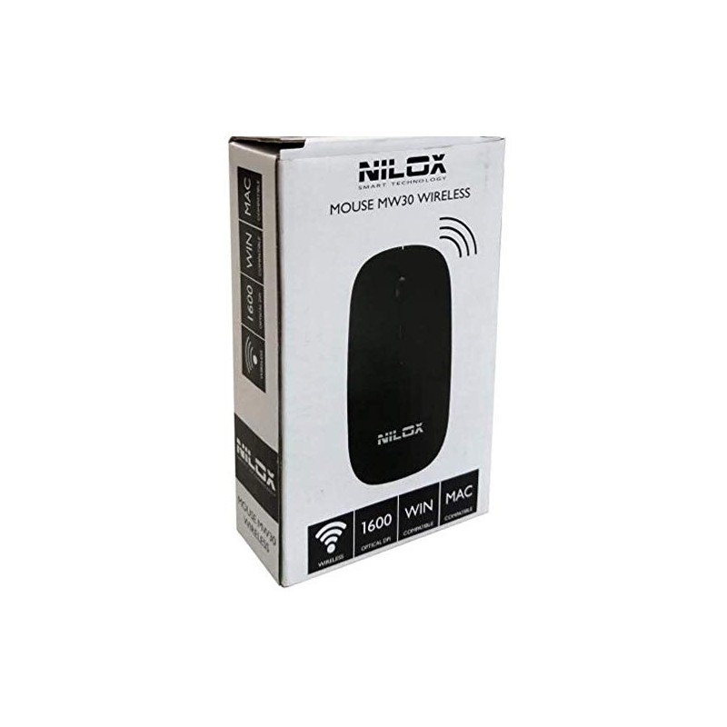 Nilox Mouse Wireless, with 4 buttons for Windows and Mac,